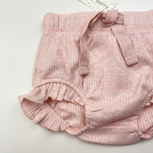 Load image into Gallery viewer, Girls Baby Berry, pink marle nappy cover / bloomers, NEW, size 000,  
