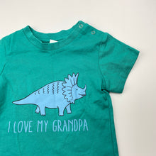 Load image into Gallery viewer, Unisex Baby Berry, cotton tee / top, Grandpa, EUC, size 0,  