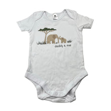 Load image into Gallery viewer, Unisex Dymples, cotton bodysuit / romper, elephants, EUC, size 1,  