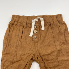 Load image into Gallery viewer, Boys Anko, linen/viscose pants, elasticated, EUC, size 000,  