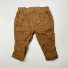 Load image into Gallery viewer, Boys Anko, linen/viscose pants, elasticated, EUC, size 000,  