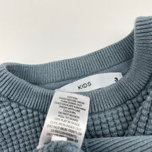 Load image into Gallery viewer, Boys Target, knitted waffle cotton sweater / jumper, GUC, size 3,  