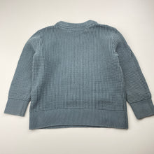Load image into Gallery viewer, Boys Target, knitted waffle cotton sweater / jumper, GUC, size 3,  
