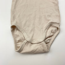 Load image into Gallery viewer, Unisex H&amp;M, ribbed organic cotton blend singletsuit, EUC, size 1,  