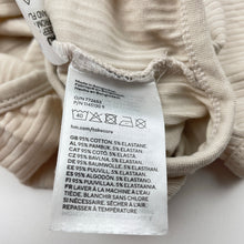 Load image into Gallery viewer, Unisex H&amp;M, ribbed organic cotton blend singletsuit, EUC, size 1,  