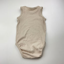 Load image into Gallery viewer, Unisex H&amp;M, ribbed organic cotton blend singletsuit, EUC, size 1,  