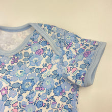 Load image into Gallery viewer, Girls floral, cotton bodysuit / romper, GUC, size 1,  