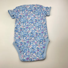 Load image into Gallery viewer, Girls floral, cotton bodysuit / romper, GUC, size 1,  