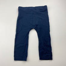Load image into Gallery viewer, Unisex Anko, navy stretchy leggings / bottoms, EUC, size 0,  