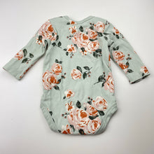 Load image into Gallery viewer, Girls Baby Berry, floral cotton bodysuit / romper, GUC, size 0,  