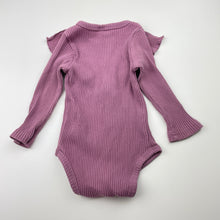Load image into Gallery viewer, Girls ribbed, bodysuit / romper, GUC, size 0,  