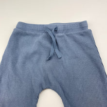 Load image into Gallery viewer, Unisex Target, waffle organic cotton blend pants / bottoms, elasticated, GUC, size 0,  