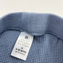 Load image into Gallery viewer, Unisex Target, waffle organic cotton blend pants / bottoms, elasticated, GUC, size 0,  