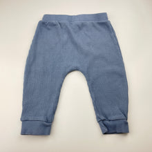 Load image into Gallery viewer, Unisex Target, waffle organic cotton blend pants / bottoms, elasticated, GUC, size 0,  