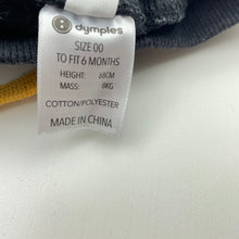 Load image into Gallery viewer, Boys Dymples, fleece lined track pants, elasticated, FUC, size 00,  