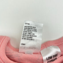 Load image into Gallery viewer, Girls Tiny Little Wonders, pink cotton romper, EUC, size 00,  