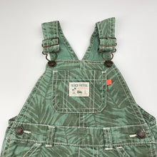 Load image into Gallery viewer, Boys Carters, khaki cotton overalls / shortalls, GUC, size 12 months,  