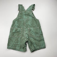 Load image into Gallery viewer, Boys Carters, khaki cotton overalls / shortalls, GUC, size 12 months,  