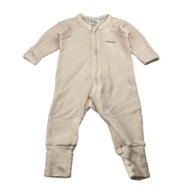 Load image into Gallery viewer, Unisex Bonds, RE-LOVED waffle zip coverall / romper, GUC, size 000,  