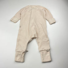 Load image into Gallery viewer, Unisex Bonds, RE-LOVED waffle zip coverall / romper, GUC, size 000,  