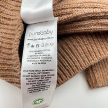 Load image into Gallery viewer, Unisex purebaby, organic cotton / wool knit sweater / jumper, GUC, size 000,  