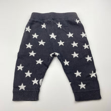 Load image into Gallery viewer, Unisex Target, knitted cotton leggings / bottoms, elasticated, GUC, size 000,  