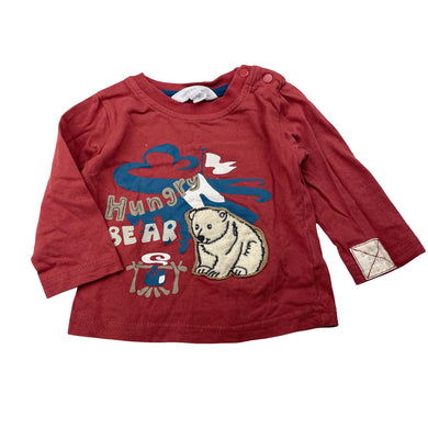 Boys Pumpkin Patch, soft cotton long sleeve tee / top, GUC, size 00,  