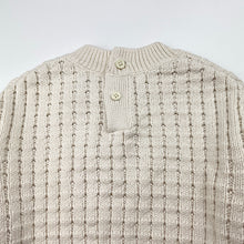 Load image into Gallery viewer, Unisex Baby Berry, organic cotton knit sweater / jumper, EUC, size 1,  