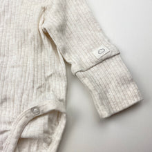 Load image into Gallery viewer, Unisex H&amp;M, ribbed organic cotton bodysuit / romper, GUC, size 0000,  
