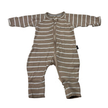 Load image into Gallery viewer, Unisex Bonds, ribbed zip wondersuit / zippy / romper, pilling, FUC, size 0000,  