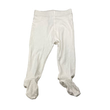 Load image into Gallery viewer, Unisex Dymples, organic cotton footed leggings / bottoms, EUC, size 00,  