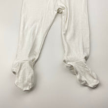 Load image into Gallery viewer, Unisex Dymples, organic cotton footed leggings / bottoms, EUC, size 00,  