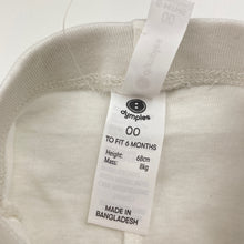 Load image into Gallery viewer, Unisex Dymples, organic cotton footed leggings / bottoms, EUC, size 00,  