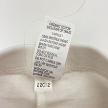 Load image into Gallery viewer, Unisex Dymples, organic cotton footed leggings / bottoms, EUC, size 00,  