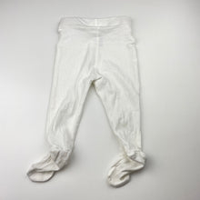 Load image into Gallery viewer, Unisex Dymples, organic cotton footed leggings / bottoms, EUC, size 00,  