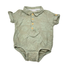 Load image into Gallery viewer, Boys RACHEL ZOE, crinkle cotton shirtall romper, EUC, size 12 months,  