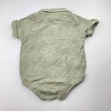 Load image into Gallery viewer, Boys RACHEL ZOE, crinkle cotton shirtall romper, EUC, size 12 months,  