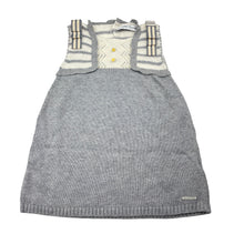 Load image into Gallery viewer, Girls Pili Carrera, knitted cotton dress, Made in Spain, EUC, size 0-1, L: 40cm