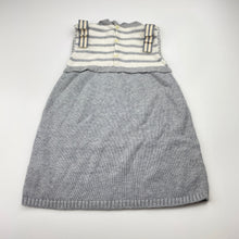 Load image into Gallery viewer, Girls Pili Carrera, knitted cotton dress, Made in Spain, EUC, size 0-1, L: 40cm