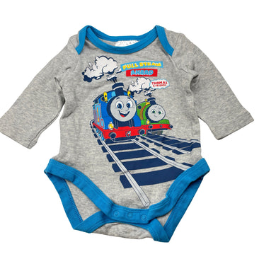 Boys Thomas & Friends, cotton bodysuit / romper, EUC, size 00,  