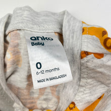 Load image into Gallery viewer, Unisex Anko, stretchy zip coverall / romper, EUC, size 0,  