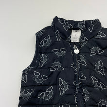 Load image into Gallery viewer, Girls H&amp;T, puffer vest / sleeveless jacket, rainbows, GUC, size 2,  