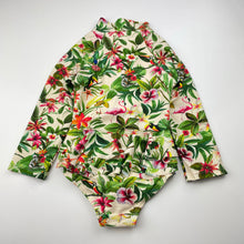 Load image into Gallery viewer, Girls INFAMOUS, long sleeve swim one-piece, EUC, size 0,  