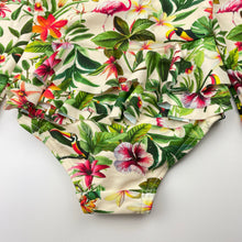 Load image into Gallery viewer, Girls INFAMOUS, long sleeve swim one-piece, EUC, size 0,  