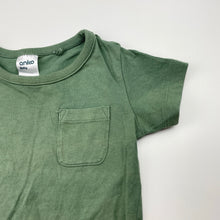 Load image into Gallery viewer, Boys Anko, khaki cotton tee / top, GUC, size 0,  
