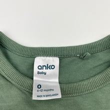 Load image into Gallery viewer, Boys Anko, khaki cotton tee / top, GUC, size 0,  