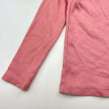 Load image into Gallery viewer, Girls Dymples, ribbed organic cotton blend long sleeve top, FUC, size 2,  