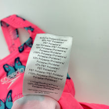 Load image into Gallery viewer, Girls Speedo, swim one-piece, butterflies, GUC, size 2,  