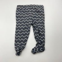 Load image into Gallery viewer, Unisex Kids &amp; Co, cotton footed leggings / bottoms, EUC, size 000,  