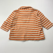 Load image into Gallery viewer, Boys Petit Bateau, striped cotton long sleeve top, wash , FUC, size 00,  